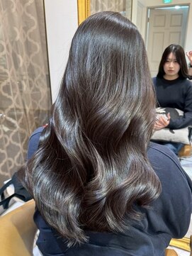 ロンドリゼル 札幌(Lond RiseL) ミディアムレイヤーカット/レイヤー/顔周り/韓国/髪質改善/札幌