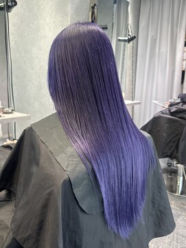 ヘーゼル 博多(HAZEL.) Naito【艶髪パープルヘア/ブリーチ必須】