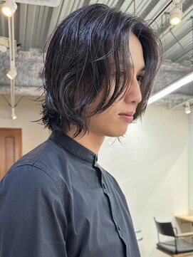 ガレージ バイ グリーン 原宿 表参道(Garage by green) 【JINKI】ニュアンスセンターパート