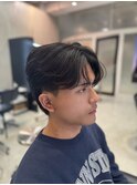 MEN’S HAIR/サーフカール/刈り上げセンターパート/渋谷