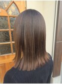 髪質改善ストレートエステ×きりっぱなしボブ
