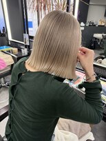 ヘアーラボ 樟葉(Hair Labo) 楠葉/透明感ベージュ/ケアブリーチ