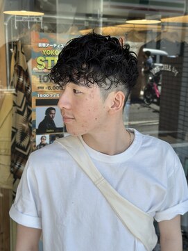 スウェル 船橋店(Swell) MEN’S HAIR/サーフカール/刈り上げセンターパート/船橋
