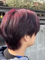 テントヘアー(tent hair)&nbsp;赤系カラー