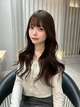 ボタン コロン 表参道 原宿(VOTAN COLON) ハッシュカット/韓国レイヤー/ミディアムレイヤー/原宿/顔まわり