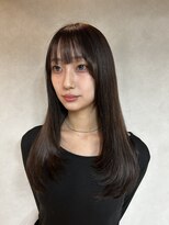 ロテ(LOTE.)&nbsp;イメチェン/ピンクベージュ/アンブレラカラー/前髪/一宮