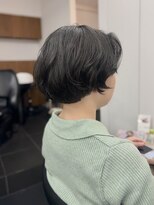 シベルバレー 横浜(sibell)&nbsp;▽レイヤーボブダークブラウンドライパーマボブシャギーショート