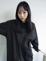 トリッカ 銀座(tricca)&nbsp;黒髪ミディ/シースルーバング/韓国レイヤー/艶髪