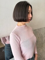 アクシス 栄店(`AXIS)&nbsp;馬渕ミルクティーブロンド/ダークブルー/デジタルパーマ/栄