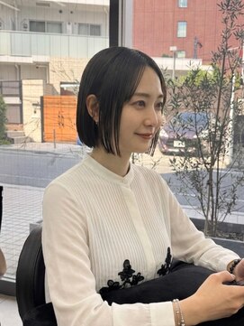 キビト(kibito) 新宿若松河田曙橋ワンレンボブミニボブ縮毛矯正ボブ20代30代40代
