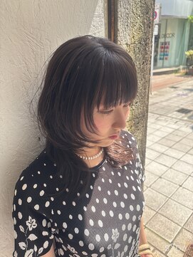 ロマンヤカタ ファース(ROMAN YAKATA fars) ブリーチなしダブルカラー！ハッシュカット　上窪5/31