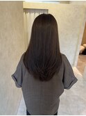 ストレートでも可愛いレイヤーカット