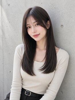 ダブルバイグリッター(W by GRITTERs)の写真/【カット+プレミアム縮毛矯正+4stepトリートメント￥18150】まとまる質感＆自然な仕上り★クセ毛やうねりに