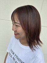 ヘアーララプラス(HAIR lala+) #ボブ#暖色#オレンジ
