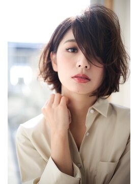 オーシャン(Ocean) [OCEAN Hair&Life]クールビューティ大人モードボブ☆ボルドー☆