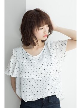 ヘアアンドスパ モーブ 世田谷(hair&SPA Mauve) 透明感のあるグレージュ×大人可愛い外ハネボブ