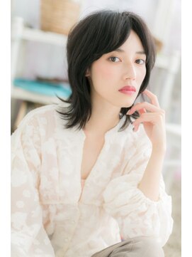 ミック ヘアアンドビューティー 大山店(miq  Hair&Beauty) 外ハネ大人ハンサムミディ