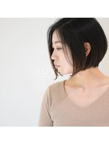 ダヴィ(DOVEY)&nbsp;【DOVEY】前下がりな　ボブ。
