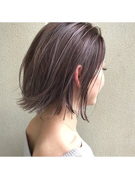 ヘアーブレイス(hair brace) ハイライト × シルバーパープル