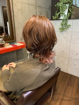 アンプリュス リアン(1+ Unplus lien) インナーカラーマッシュボブ