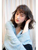 マグノリア オモテサンドウ(MAGNOLiA Omotesando)&nbsp;前髪もくしゃっとイメチェン♪大きめスパイラルパーマ