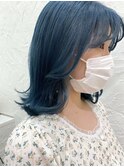 【ブリーチ必須】ブルーカラー