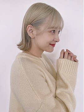 ゲーム 原宿店(GAME) 切りっぱなし / くびれカット / ブリーチ / ボブ