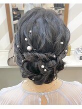 秋葉原コットン ヘアセット専門店 お呼ばれヘア　結婚式アップ　2次会アップ