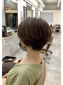 小顔補正立体カット
