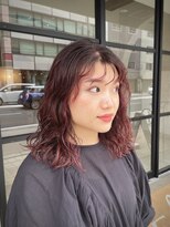 エリス キョウバシ(Eliss)&nbsp;【冬カラー】ミディアムパーマ×ピンクで大人カジュアル