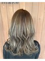 ヘアメイク ジール 羽黒店 ハイライトのアッシュカラー♪