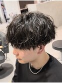 波巻きスパイラルパーマヘビーマッシュ