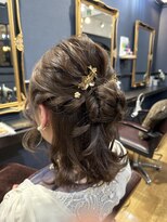 ヒクウテイ(HIKUTE hair＆make) ハーフアップ