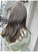 【Lolonois豊中】【透明感抜群】カーキグレージュ