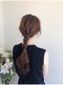 ナチュラルヘアアレンジ