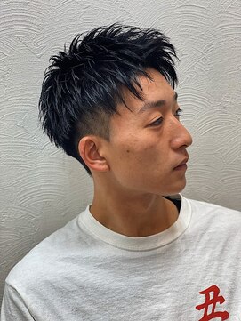 スウェル 船橋店(Swell) ハイライト/マッシュパーマ/束感/波巻き/メンズ