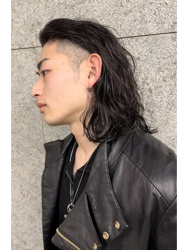 ウィールールピヴォクロス(WE RULE pivot cross) メンズ波巻きロング