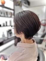 オルオル(OLUOLU)&nbsp;丸みくびれショート×白髪染め