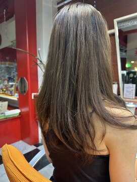 アルファ インタラクティブ エム フラワー(ALUFA interactive.M Flower) 20代30代40代ダブル3Dカラーイルミナカラーロング