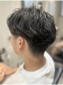 フェザーパーマ/ニュアンスパーマ/阪急豊中/メンズカット