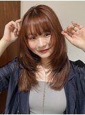 レイヤーカット　フェイスレイヤー　ロングレイヤー