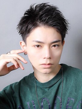 リップスヘアー 梅田(LIPPS hair) スパイキーツイストエッジショート