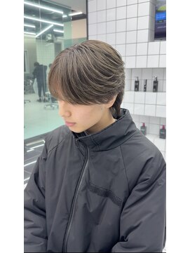 ミユーズシブヤフラッグ(Miyu’s Shibuya Flag) シースルー×オリーブベージュ