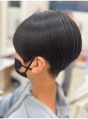 黒髪/マッシュショート
