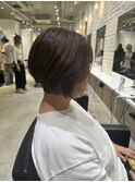 アラサーアラフォーウェット感ウルフカットエアリーショート
