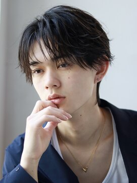 オーシャントーキョー サニー 原宿(OCEAN TOKYO Sunny) フェザーパーマコンマバングセンターパートニュアンスパーマ韓国