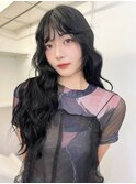 ロング韓国ヘ美髪顔周りレイヤー_F0358