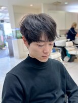 にしはら 美容室&nbsp;【倉地雄介】韓国風耳出しマッシュショート