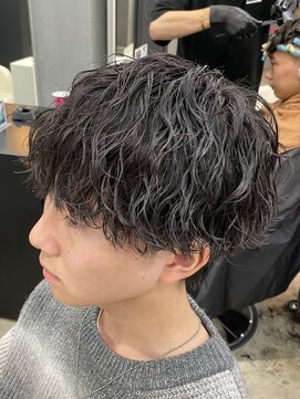 エデアンルクラ 下通(EDEAN Leclat) 熊本メンズパーマ 波巻き ツイスパ マッシュ MEN'S HAIR