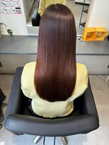 キング(K!ng) 縮毛矯正髪質改善ハイライトレイヤーカット枚方美容室エクステ